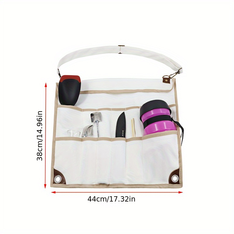 Camping Utensils Organizer Bag Spatula Spoon Storage Canvas Bag