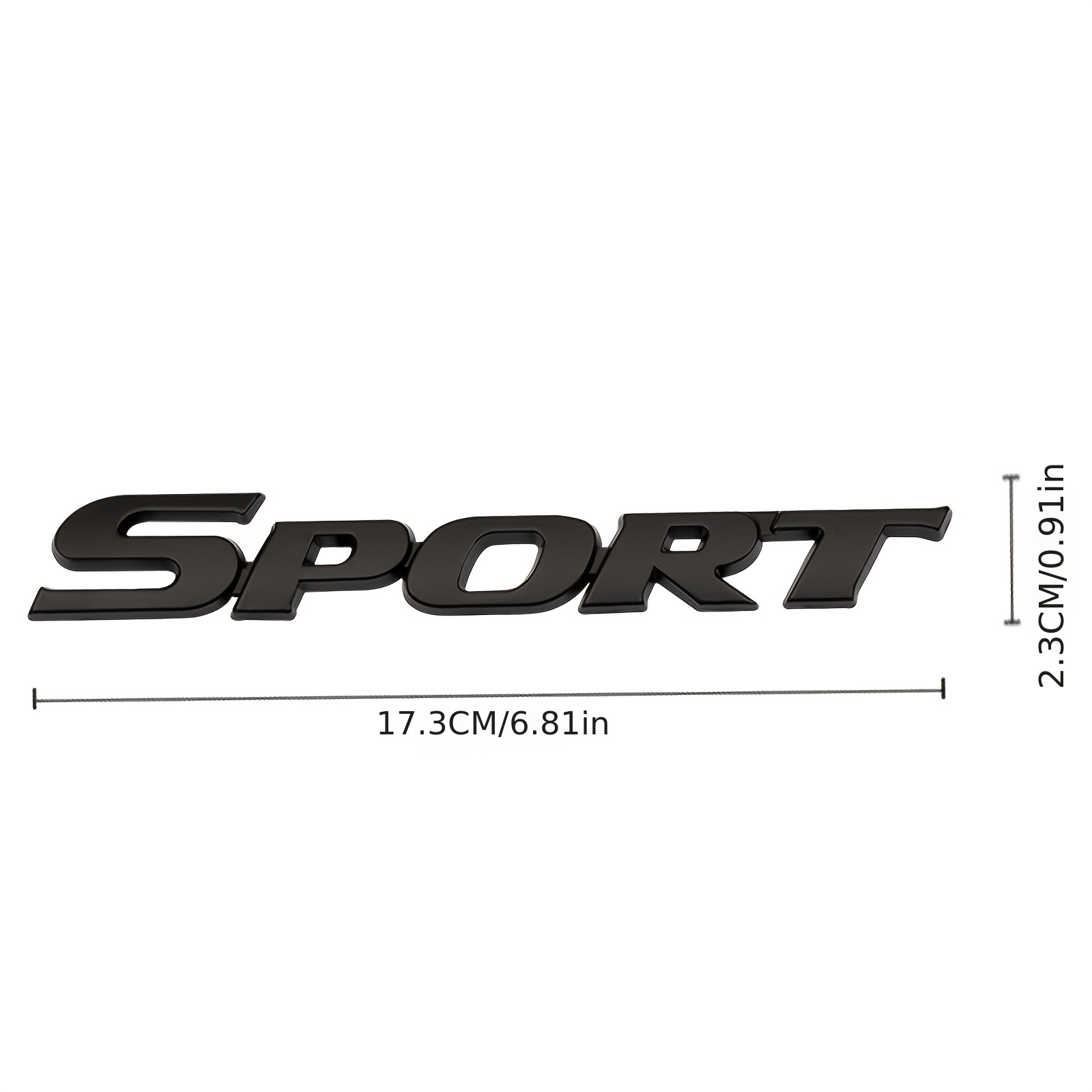 3D Metall Sport Logo Emblem Abzeichen Aufkleber Universal Auto