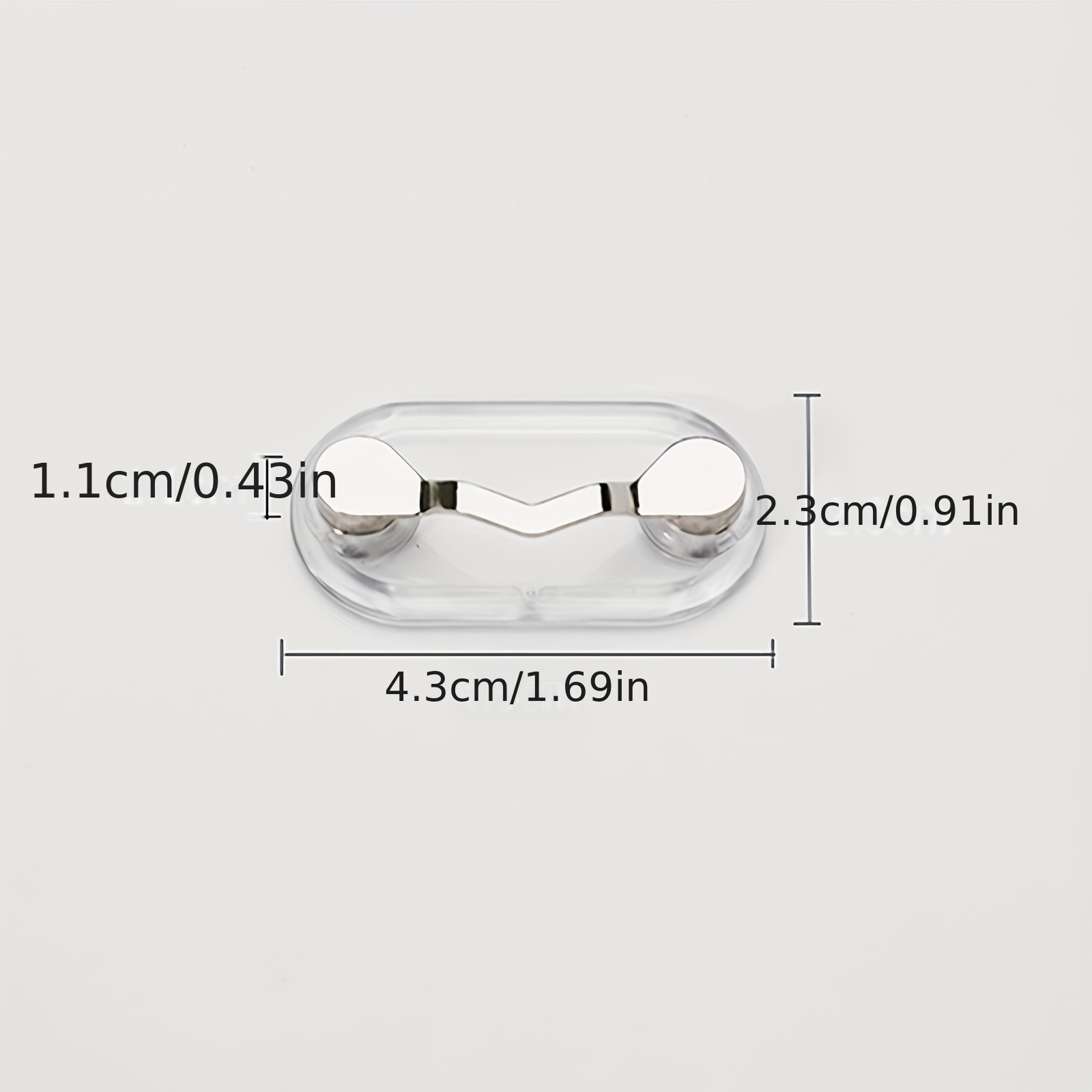 Magnetic Glasses Holder, Brooch Magnet Sunglasses Clip, Stainless Steel  Eyewear Accessories, Ideal choice for Gifts