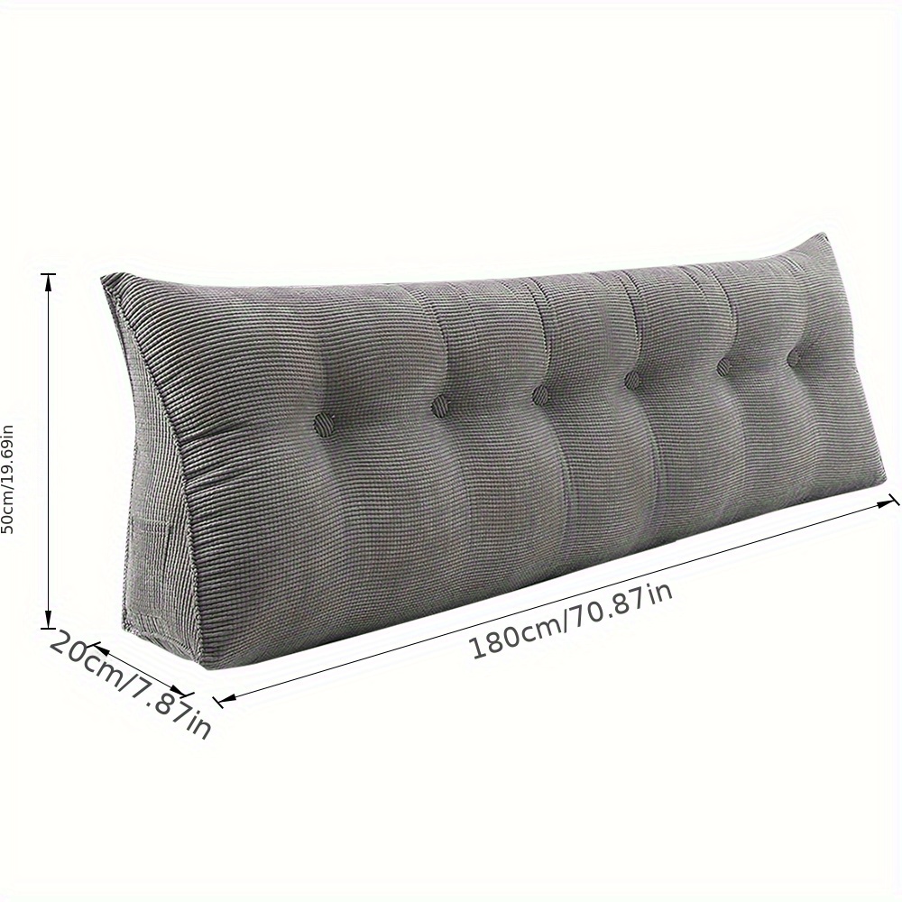 TEMU Bedside Cushions, Removable And Washable Corn Fleece Pillows, Nordic Style Pillows, Sofa Cushions, Suitable For Bedroom And Living Room,