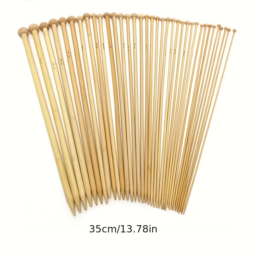 Bamboo Knitting Stick Needle Set 2mm Long Straight Needle - Temu