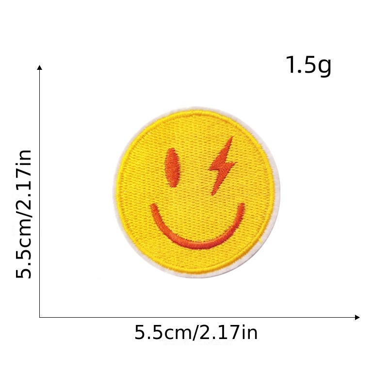 1pc Embroidery Stickers For DIY Shoe, Bags, Hat, Mobile Phone Case, T-shirt  Collar, Handmade Decorative Accessories, Sew On Iron On Patch Applique