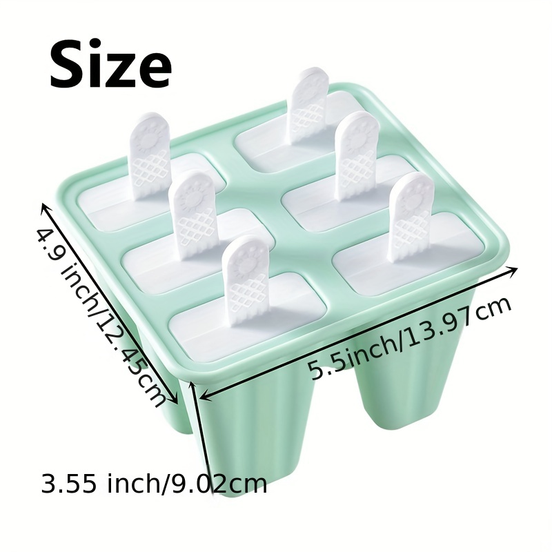 Popsicle Molds, 6 Pack Silicone Popsicle Molds Reusable Popsicle Mold Easy  Release Popsicle Molds With Silicone Funnel And Cleaning Brush