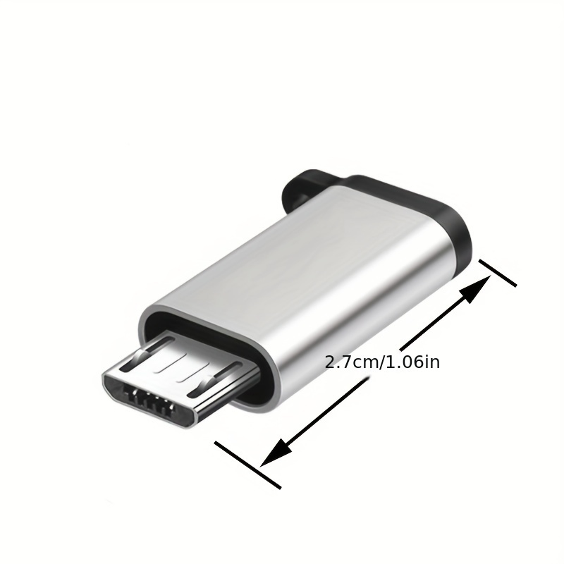 Adaptador USB Tipo C (H) a MicroUSB (M) Int.Co 09-055