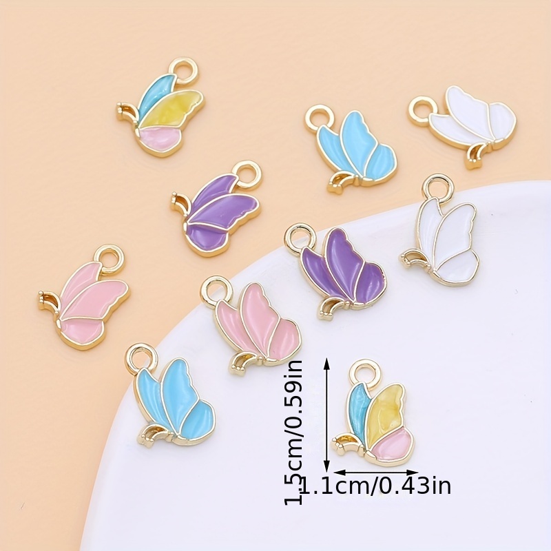 Acrylic butterfly online charms wholesale