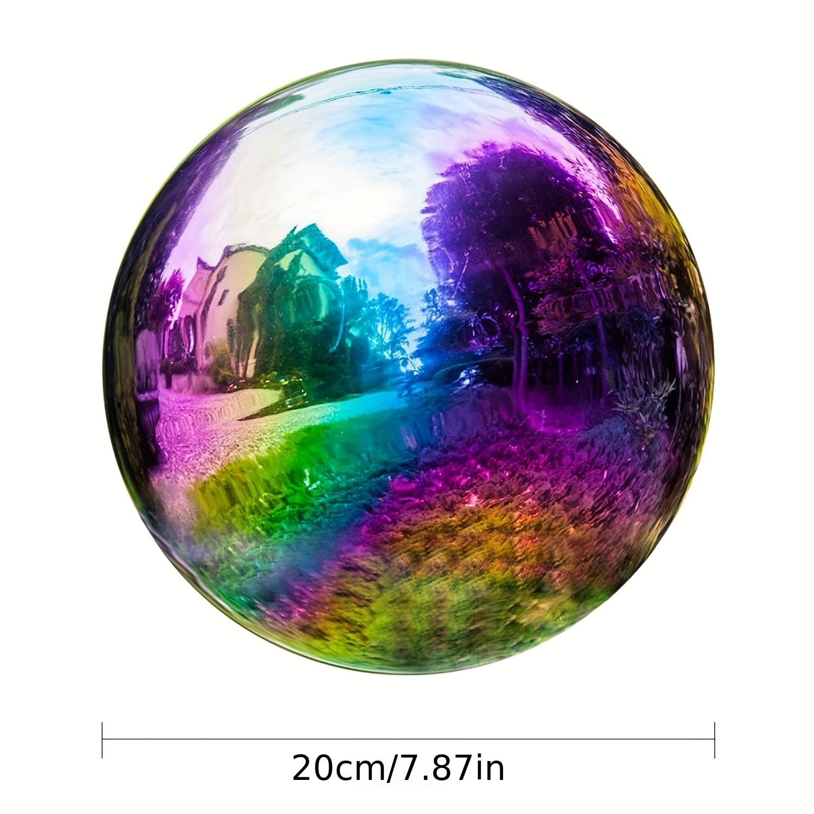 Stainless Steel Gazing Ball Mirror Polished Hollow Ball Temu