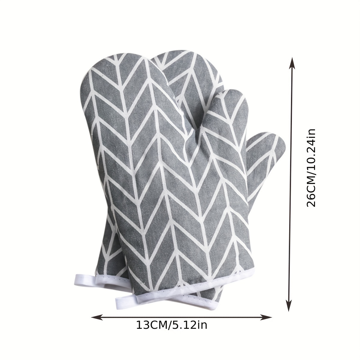 Heat Resistant Oven Mitts - Thickened, Insulated, Anti-scalding, Anti-slip  - Ideal For Commercial And Home Kitchens - Temu