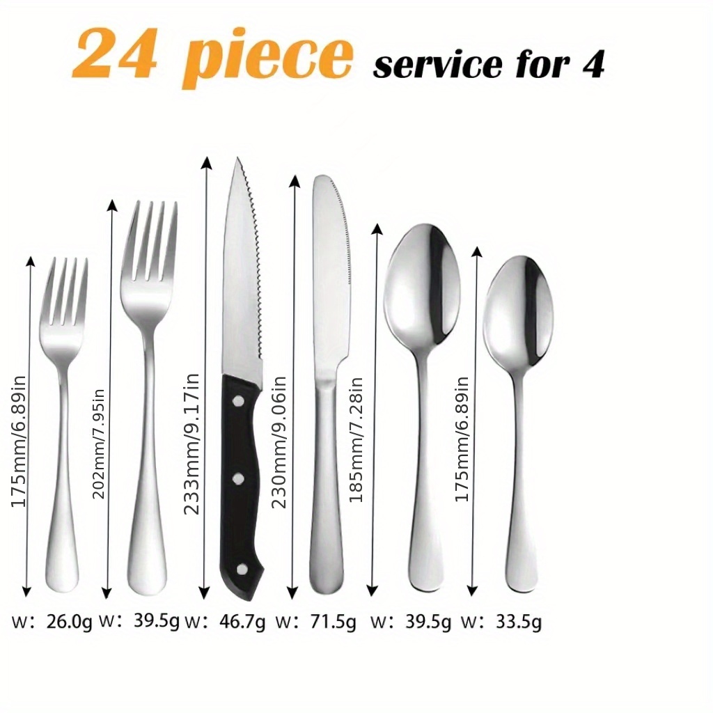 Flatware & Steak Knives, Product categories