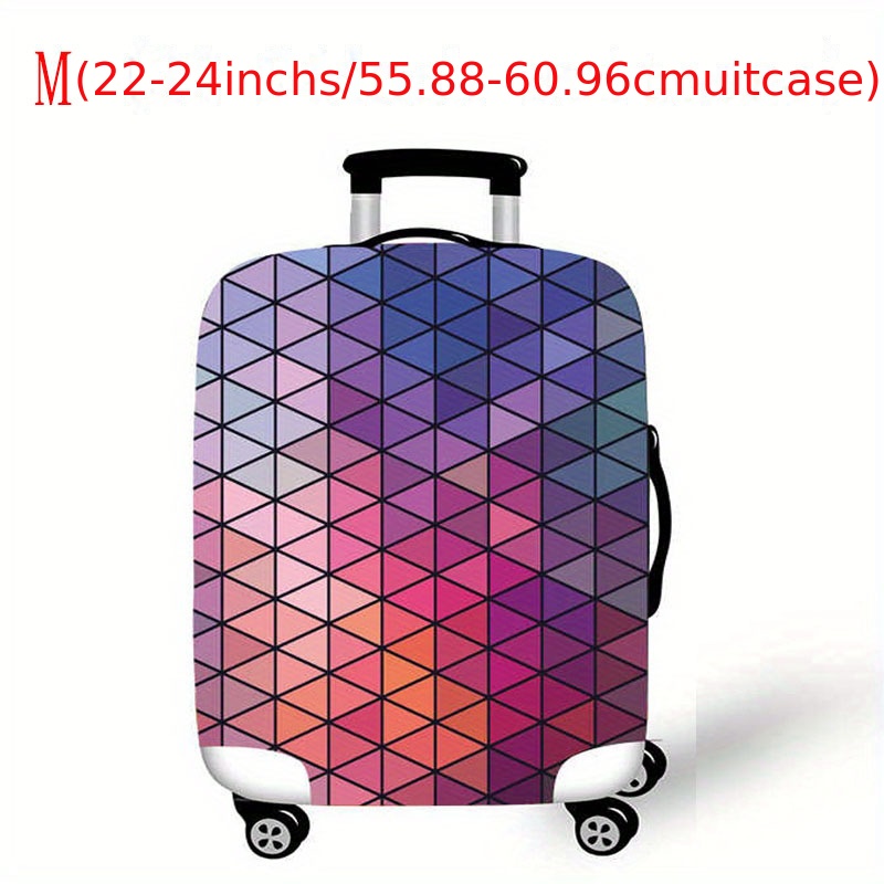 Durable Travel Luggage Cover, Dacron Elastic Suitcase Cover Protector,  Foldable Washable Luggage Cover Protector - Temu