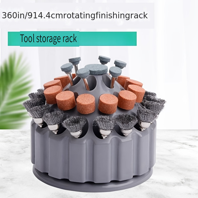 

Tool Storage Rack, 360° , Can Up To 34 Positions, Suitable For Storing And Storing 3.7-5.5 Inch Hexagonal And Drive Blades