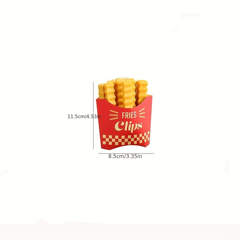 Cute French fries shaped Bag Clips Sealed Bag Clips For - Temu