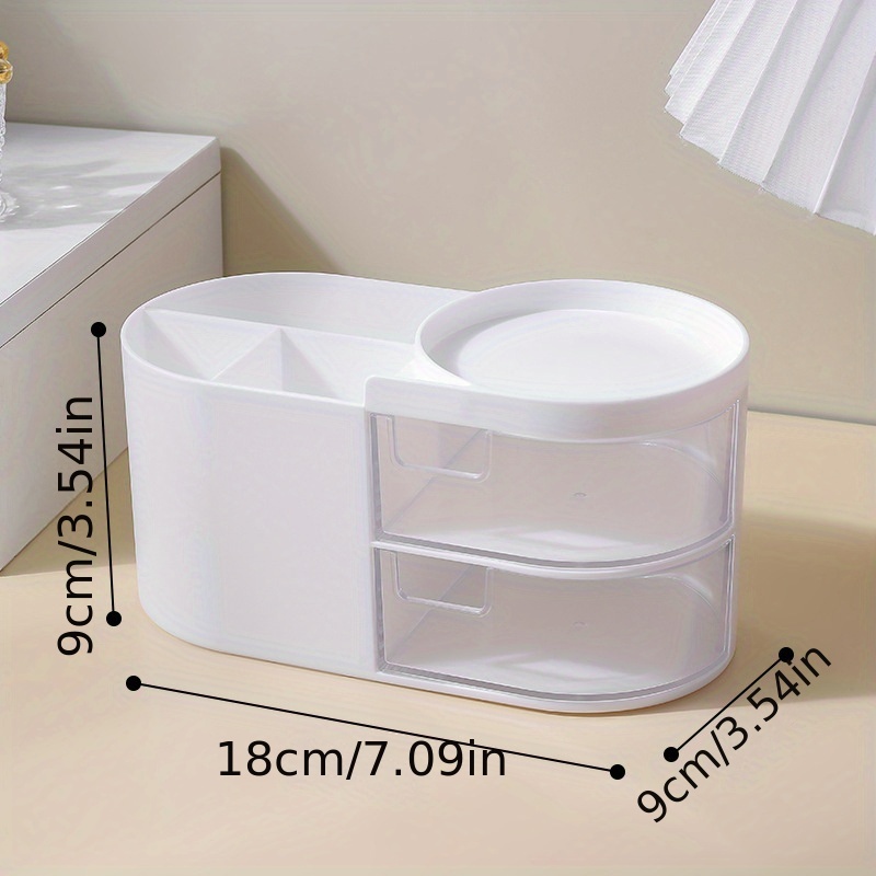 Simple Ins Style Desktop Cute Storage Box Makeup Storage Box DIY Press  Storage Box Multi-functional Student Stationery Storage