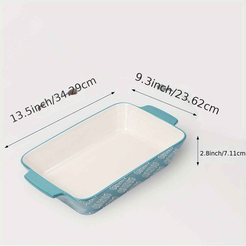 Lasagna Pan Casserole Dish For Oven, Baking Dish, Ceramic Casserole Dish,  Baking Dishes For Oven, Baking Pan For Thanksgiving Dinner, Christmas  Party, Birthday Party, Wedding Activities, Halloween Party Dishes - Temu