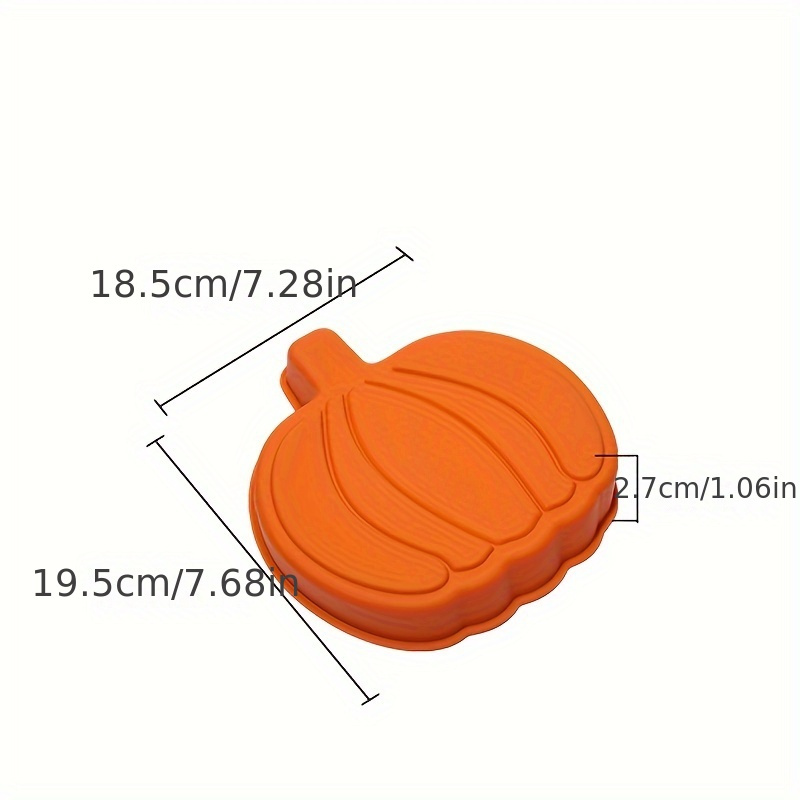 Halloween Large Pumpkin Plate Silicone Pumpkin Cake Mold Home Halloween Heart Mold Diy Handmade Baking Tool Set