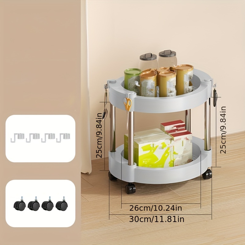 Rotatable Storage Rack Multi functional Floor - Temu