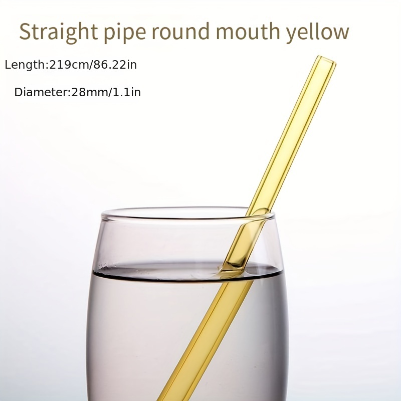 Straight Borosilicate Glass Straws Juice Glass Tube Party Supplies