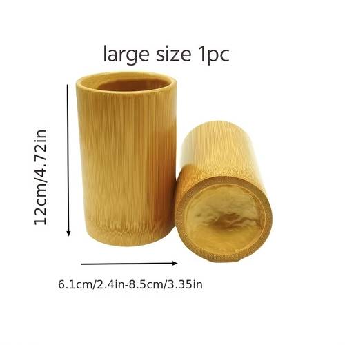 vintage minimalist style bamboo storage boxes and bamboo tubes are versatile and suitable for storing tableware stationery art supplies and toothbrushes