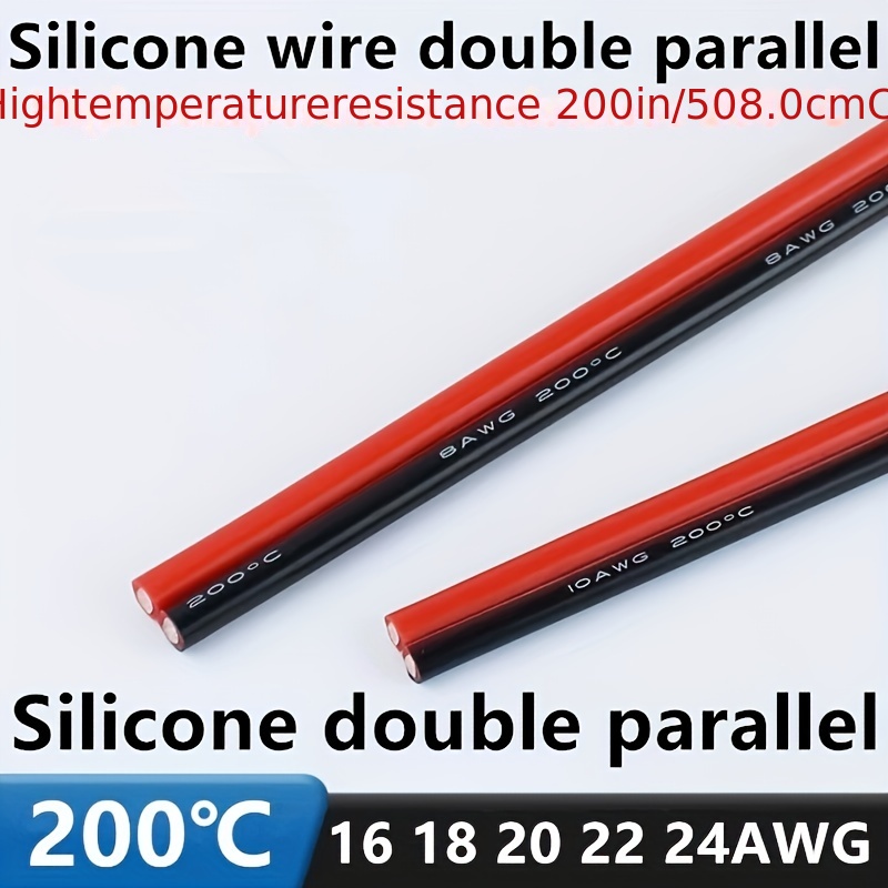 24 AWG Red and Black Auto Zip Wire