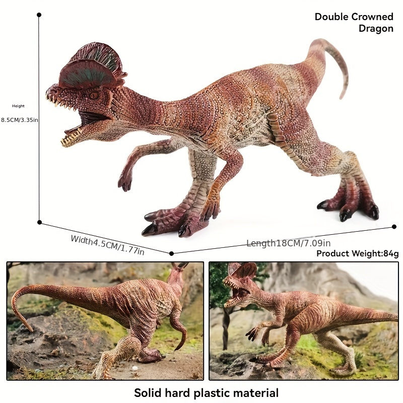Image of A Single Package Of Dinosaur Model Toy, A Replica Of Prehistoric Creatures, Featuring A Double- Dinosaur Made From Plastic, Perfect For Collection And Realistic Display For Children