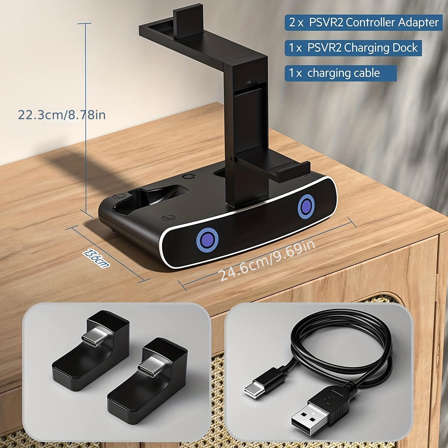  PSVR2 Controller Charging Station Stand Accessories