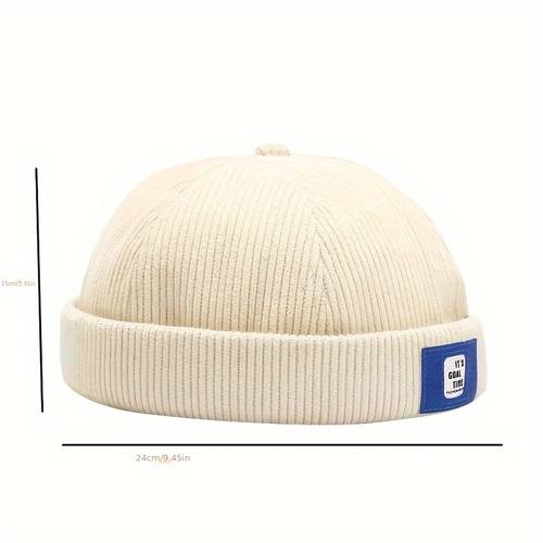 early autumn labeling letters corduroy melon hat men street retro hat hip hop hat men and women with