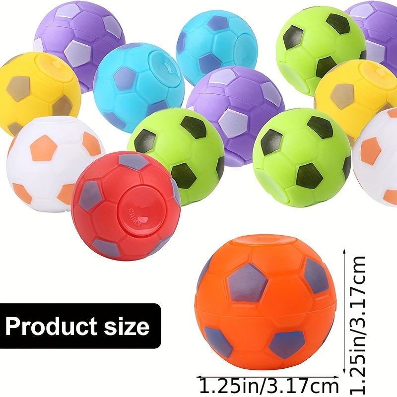 40 PCS Soccer Balls Toys Valentine Gifts for kids Soccer Sport Party Favor  Goodie Bag Stuffers Sensory Classroom Class Treasure Carnival Mini Toy Bulk