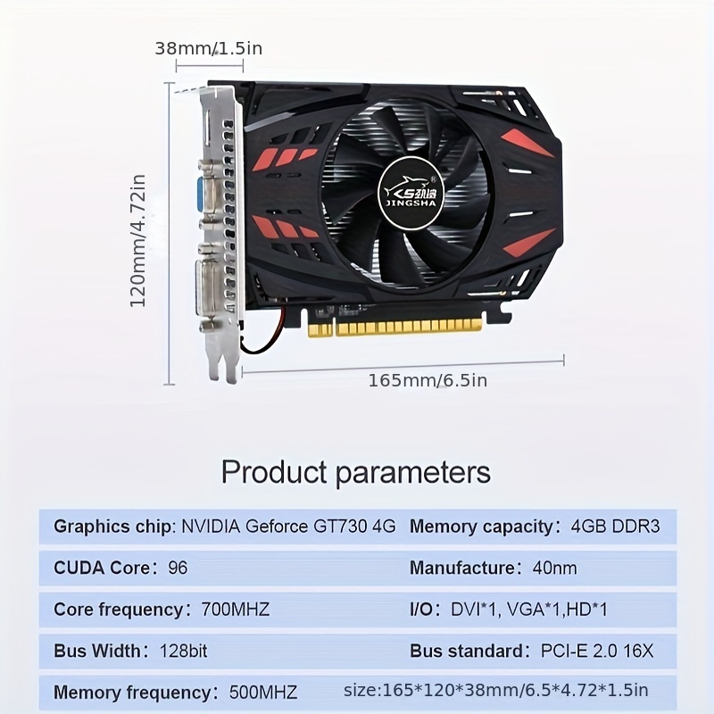 SZMZ New GeForce GT 740 Graphic Card 4GB 2GB 1GB Video Cards GT740 128bits  GDDR5