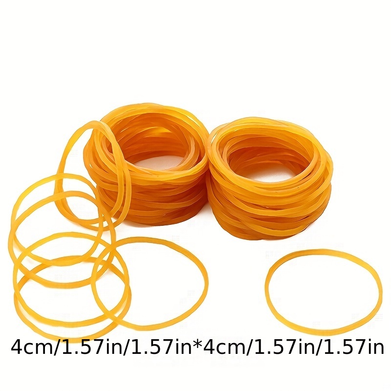 Stretchable Sturdy Yellow Rubber Rings Rubber Elastic Bands - Temu