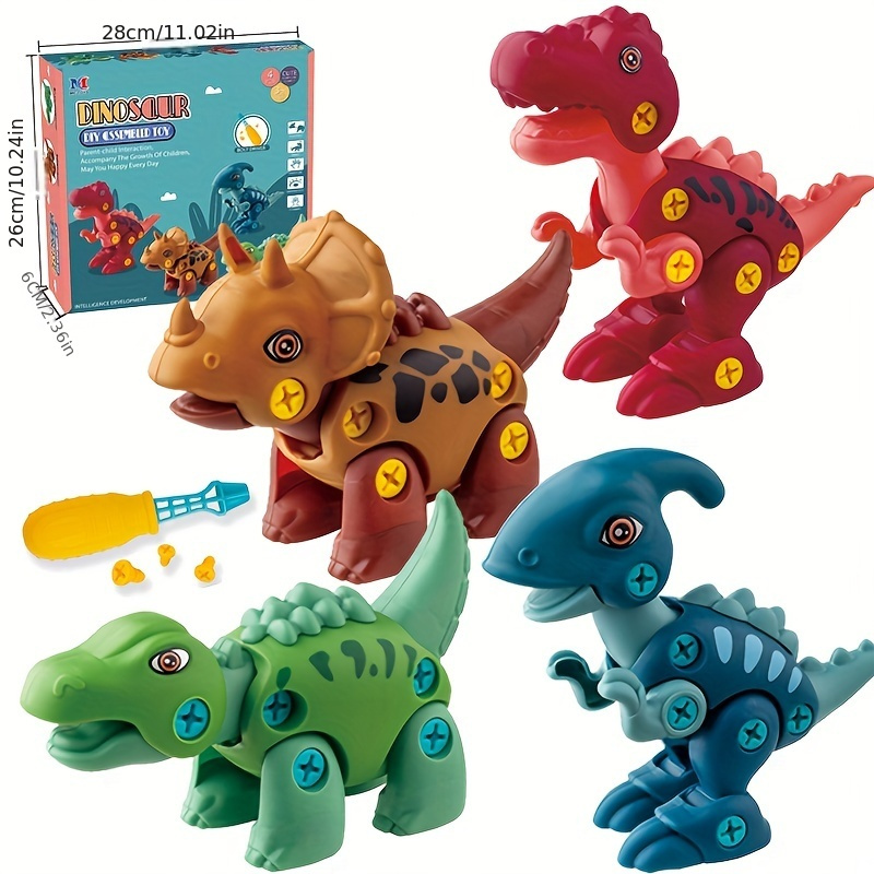  TEMI Juguetes de dinosaurio jumbo de 7 piezas para niños de 3 a 5  años, juguetes grandes y suaves para amantes de los dinosaurios, niños,  niños pequeños de 5 a 7