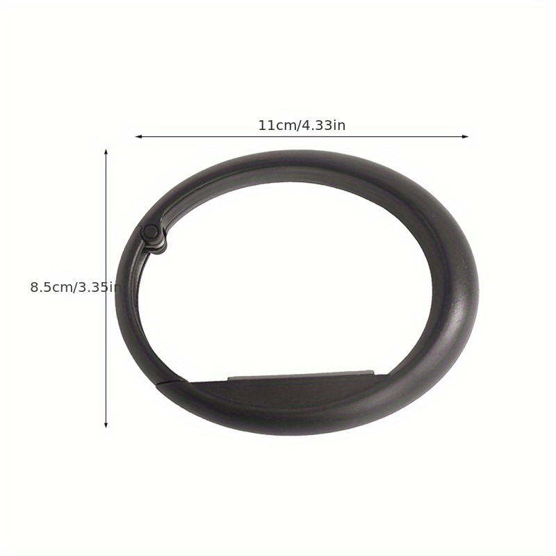 1pc Folding Portable Metal Bag Buckle Bag Hook Round Imitation Shell Table  Hook School Bag Hook, Buy More, Save More