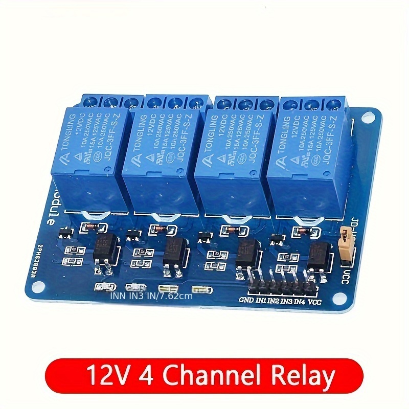 Relay Module Optocoupler Relay Arduino 5v 12v Relay Output 1 - Temu