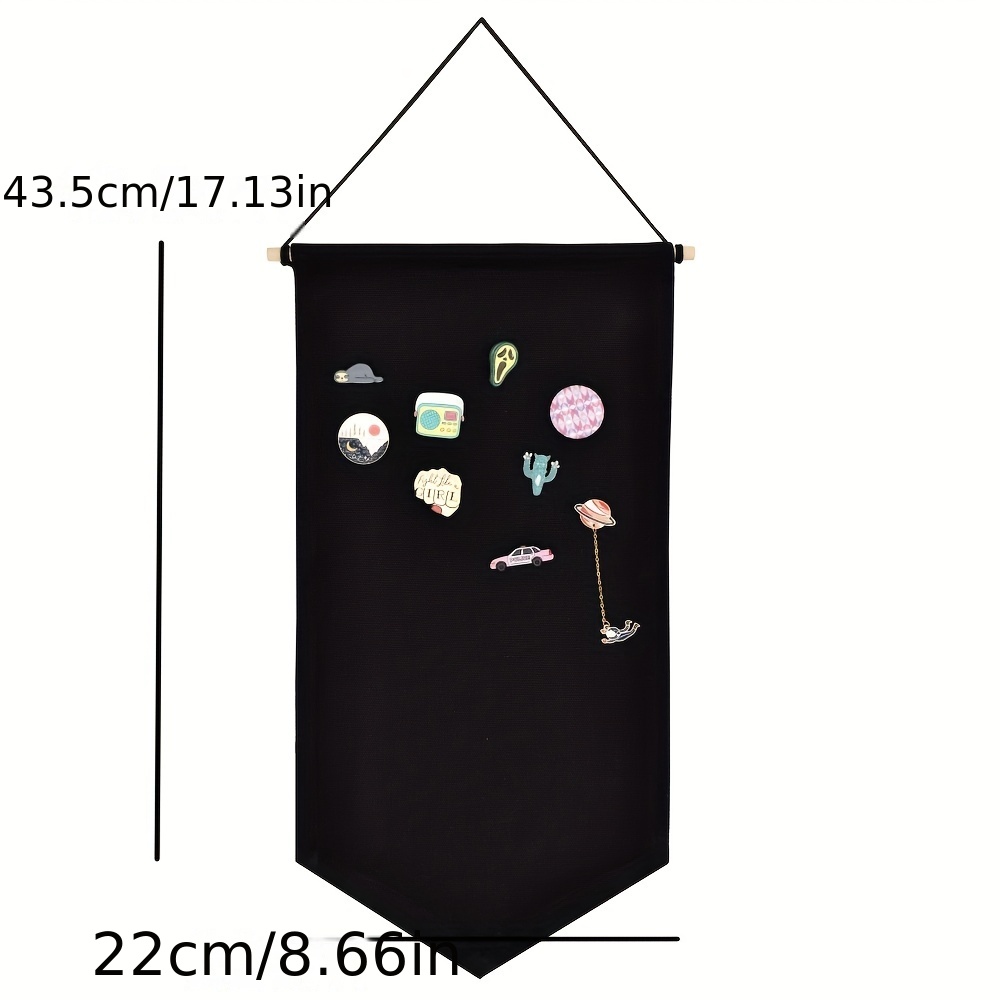 Enamel Lapel Pin Display Panels Organizer With 5 Loose-Leaf Board Pieces,  Hanging Brooch Pin Organizer, Badge Collection Display Pages (Accessories No