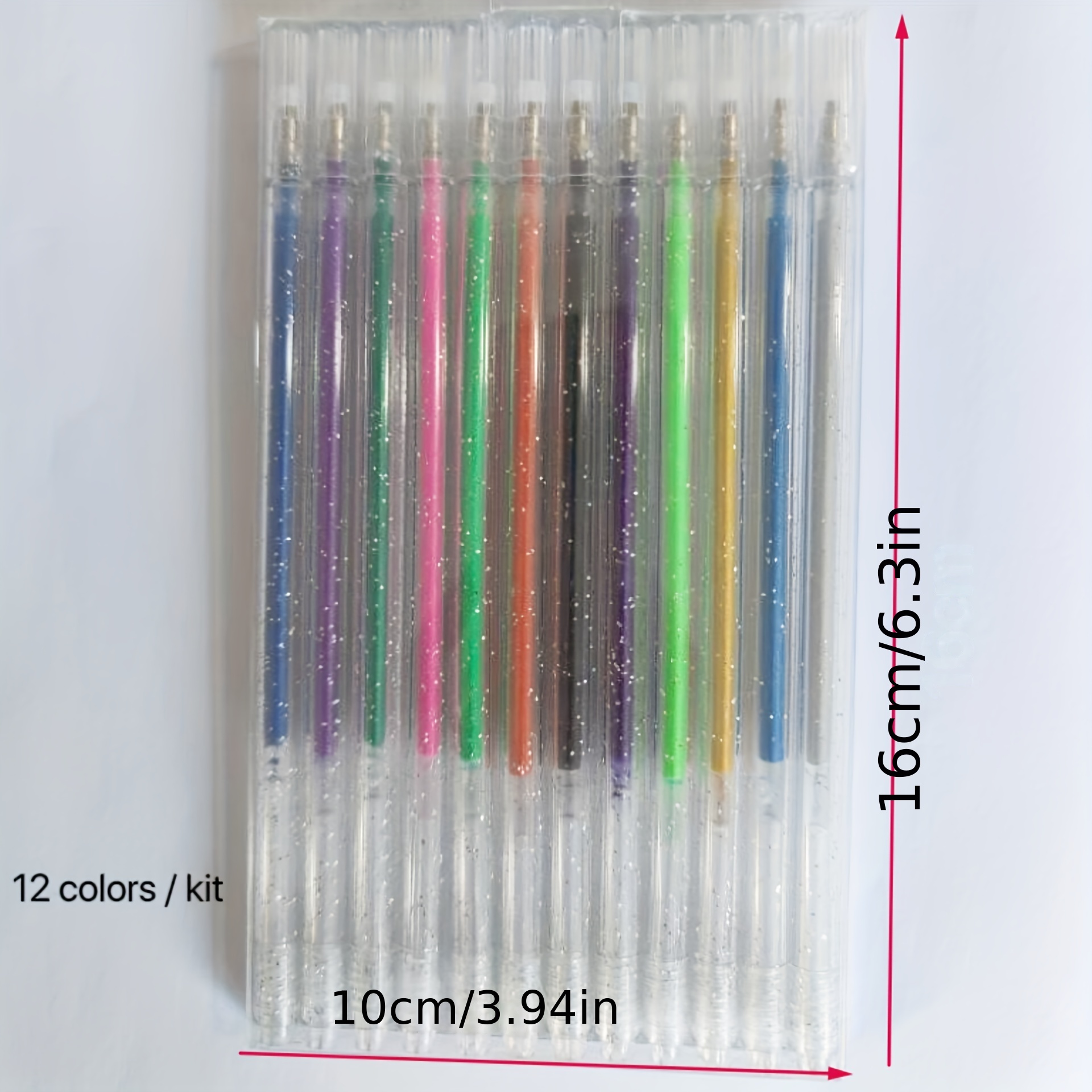12 Glitter Gel Pens - Bright Stripes – The Red Balloon Toy Store