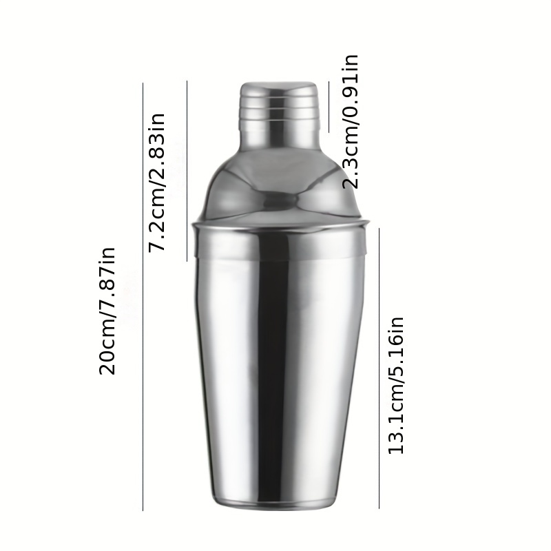 Cocktail Shaker Martini Shaker Drink Shaker With Built in - Temu