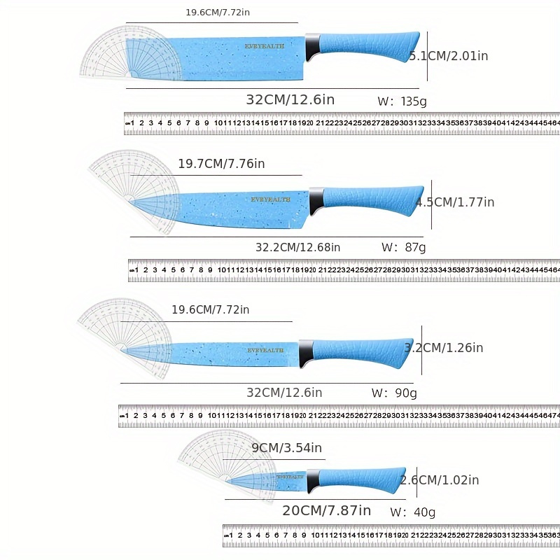 6pcs/set, Kitchen Stainless Steel Cutting Tool Set, Carving Knife, Paring  Knife, Kitchen Scissors, Peeler, Kitchen Knives, High-end Gift Box Packaging