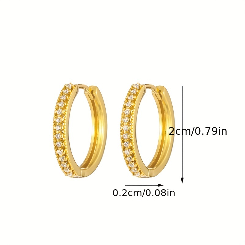 Round Zirconia Inlay for Jewelry Making
