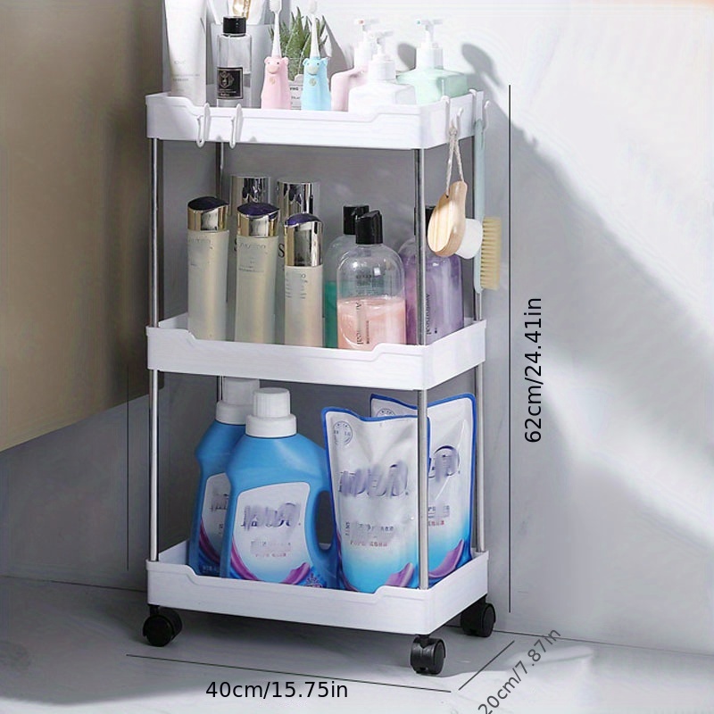 3-Tier Cart Organizer Trays