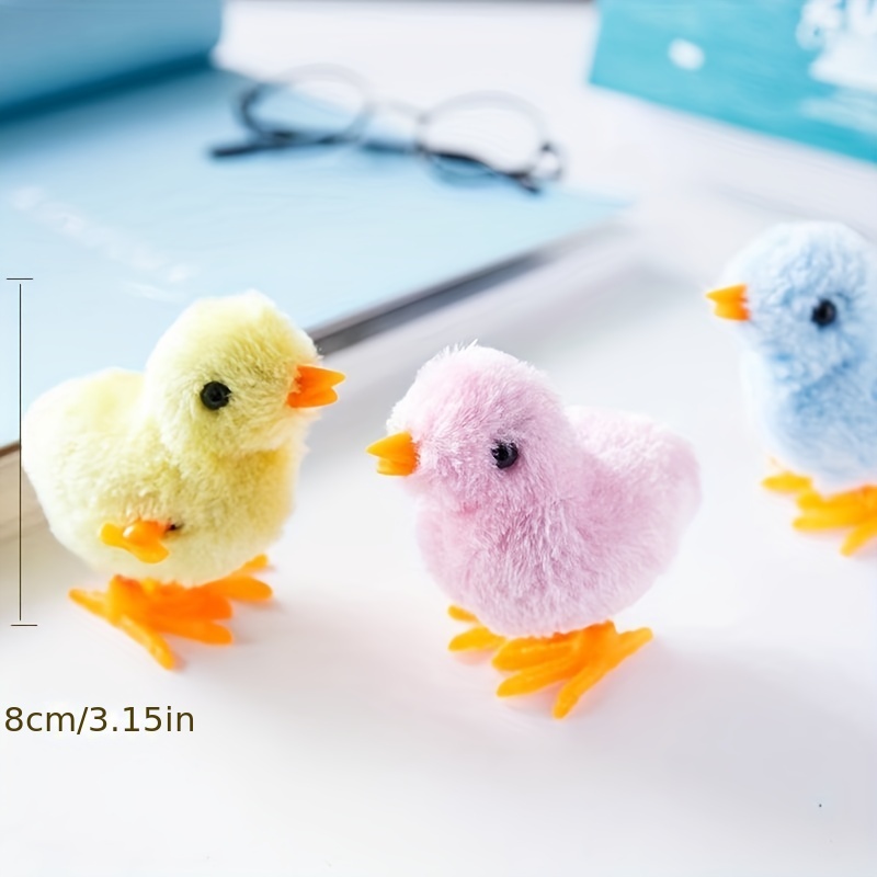 4pcs Jumping Chicken Plush Toy for Kids Play