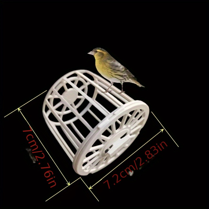 1pc Bird Nesting Basket Vegetable Basket For Birds Parrot Food Basket Bird Nesting Fleece Basket Nests Hemp Basket, Without Battery