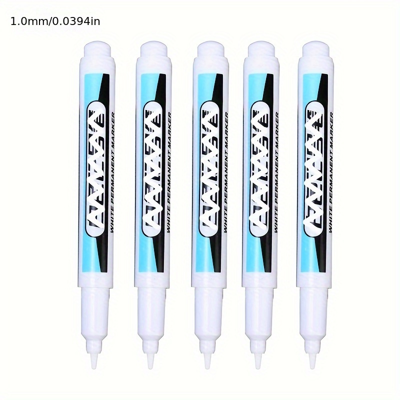 1 PC White Marker Pen Oily Waterproof Plastic Gel Pen for Writing Drawing  Wh F❤❤
