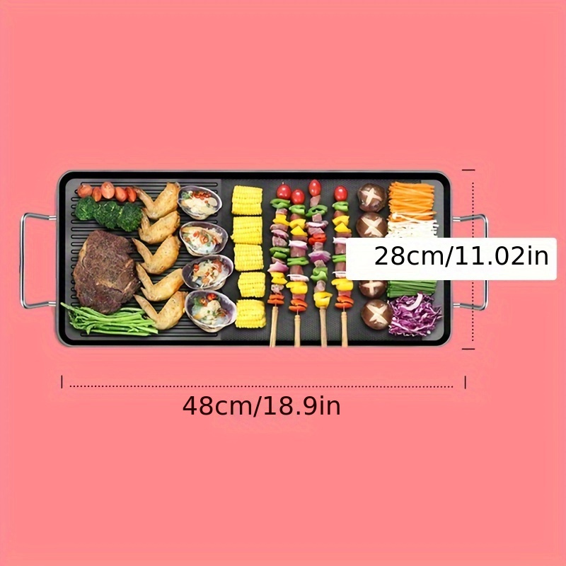 Electric Baking Pan, Multifunctional Electric Barbecue Grill