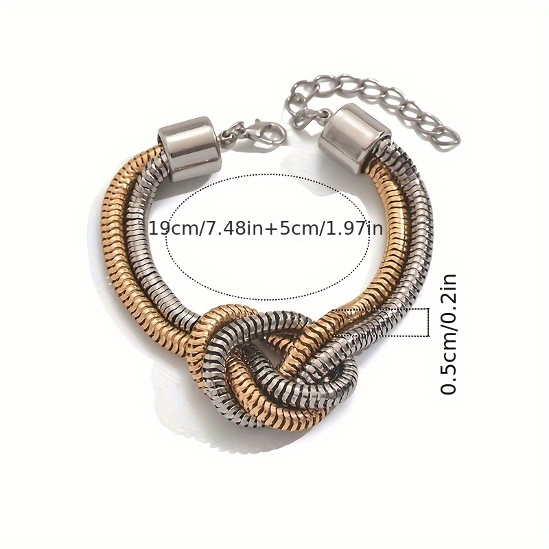 Geometric Winding Bracelet for Women