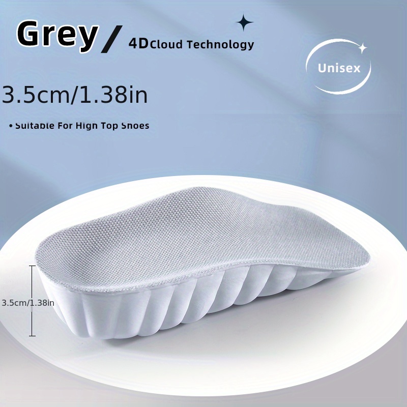 Invisible Height Increase Insoles Arch Support Breathable Insoles