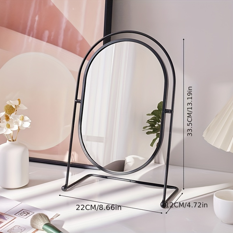 Tocador de dormitorio con espejo, tocador de lujo minimalista