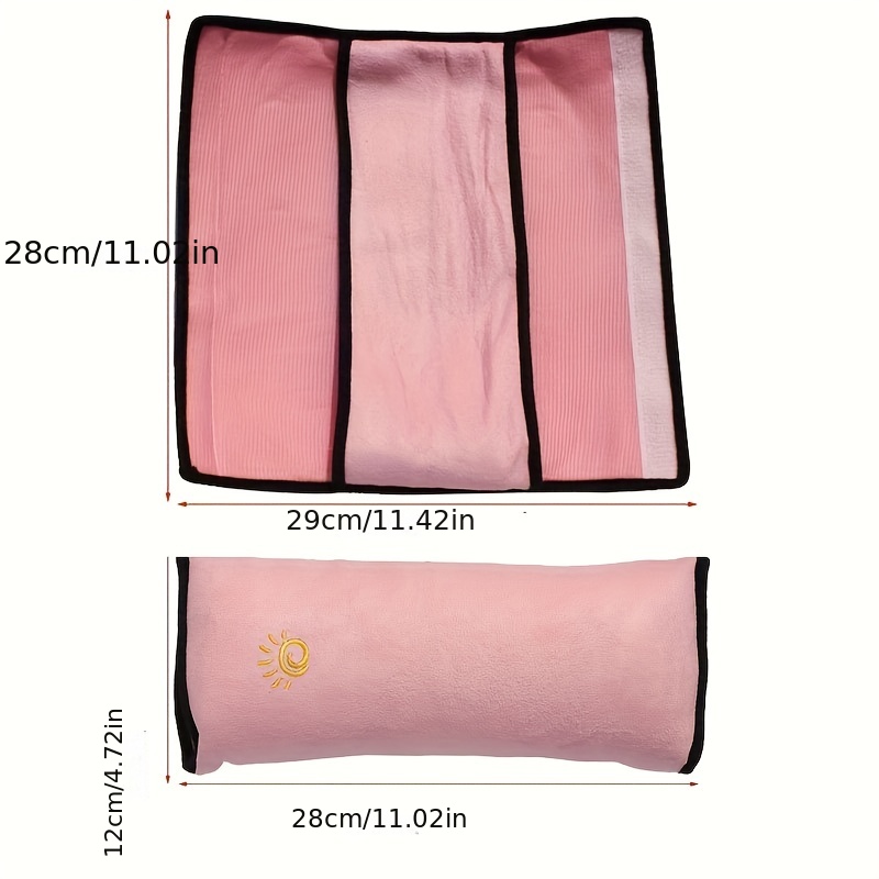 Coussinets D'épaule Pour La Ceinture De Sécurité De Voiture Avec Tissu Rose  En Peluche, Mode en ligne
