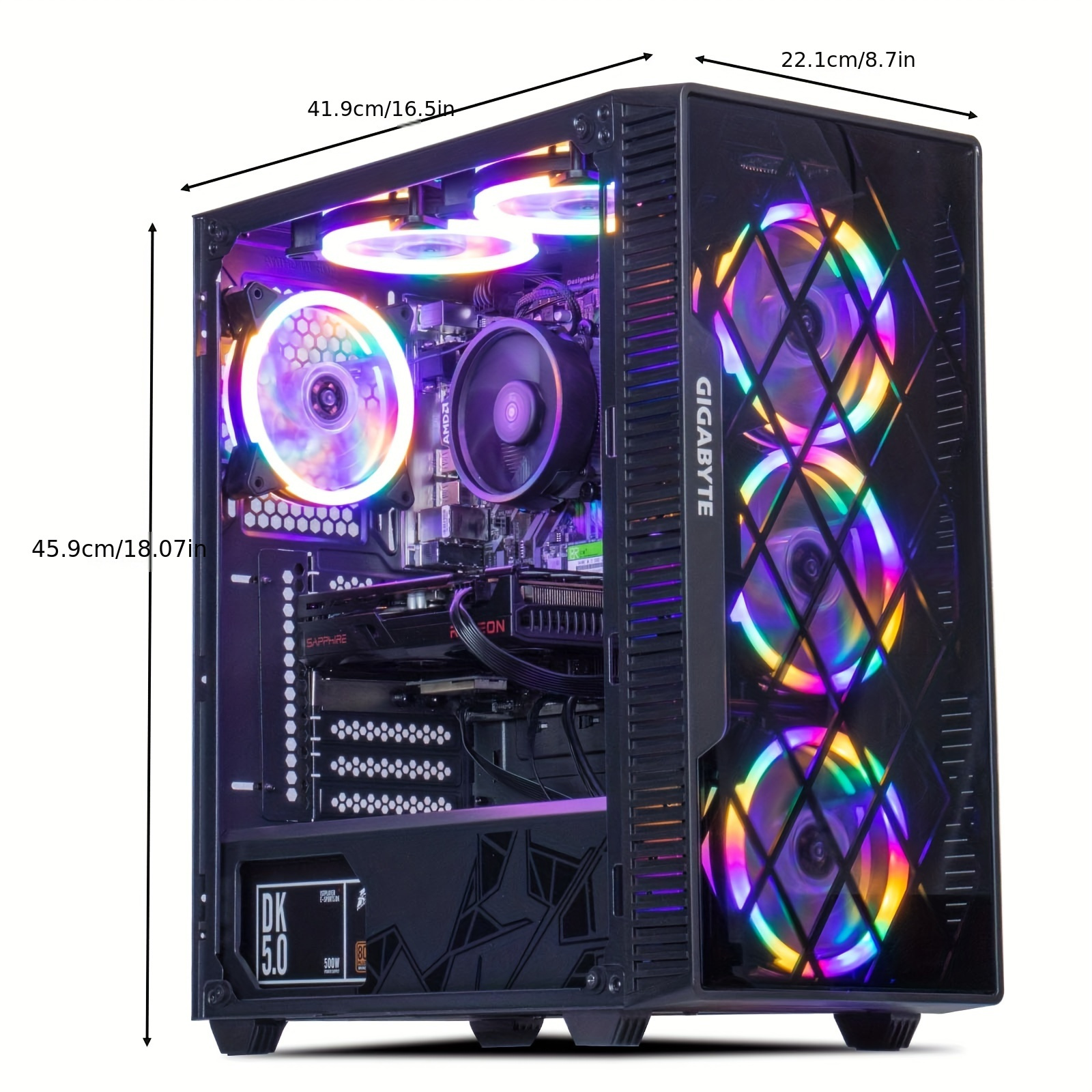 mxz gaming pc desktop computer 5 4500 3.6ghz - Temu
