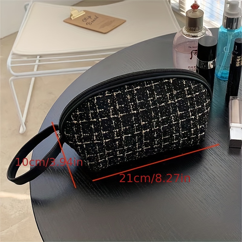 3 Pc Checkerboard Cosmetic Bag Set -LNCTB1780
