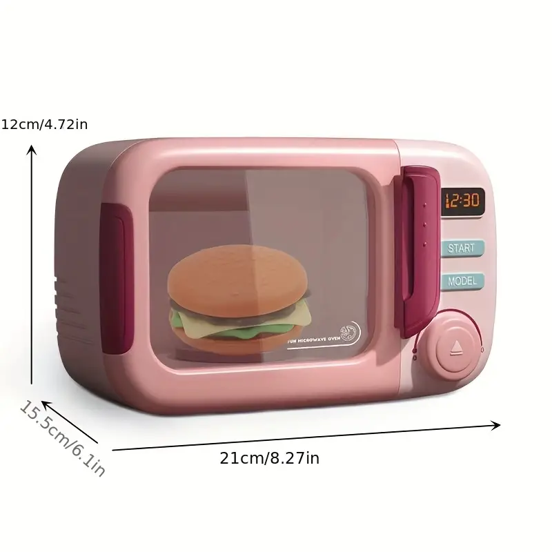 Small Color Boxed Microwave Oven Play House, Simulation Spray Kitchen  Children Spray Microwave Oven Toy - Temu
