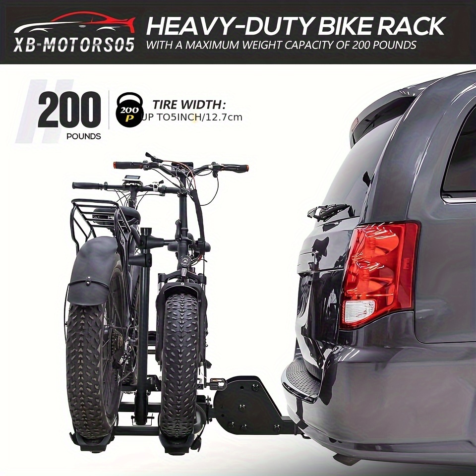 ebike rack ramp fat tire bike carrier 200 lbs Temu