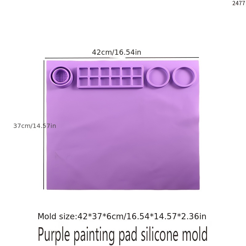 Tapis en silicone bricolage en silicone pour la peinture 
